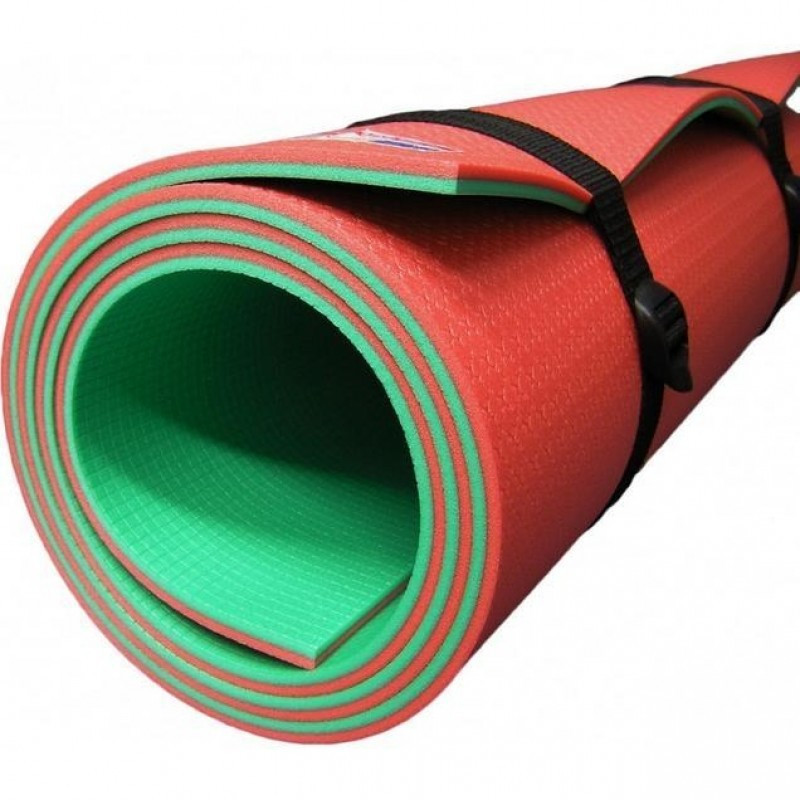 Коврик туристический ППЭ-Р 2008 2 слоя, 2 сторонний 1800x600x8мм