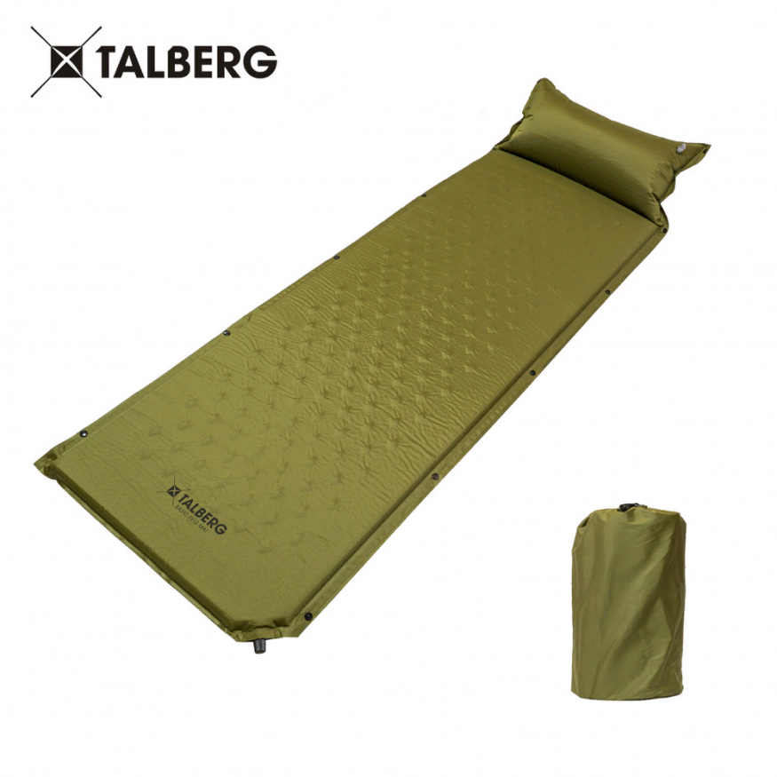 Коврик самонадувающийся Basic Reg Mat, 182x53x3 см, Talberg