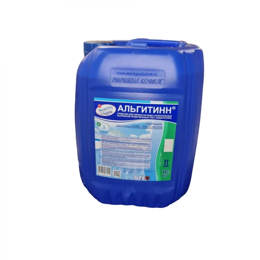 Средство для очистки воды в бассейне Альгитинн, от водорослей, 10 л