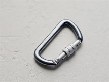 Карабин стальной GURU Typhoon Screw, GURU (вспомогательный, не для страховки)