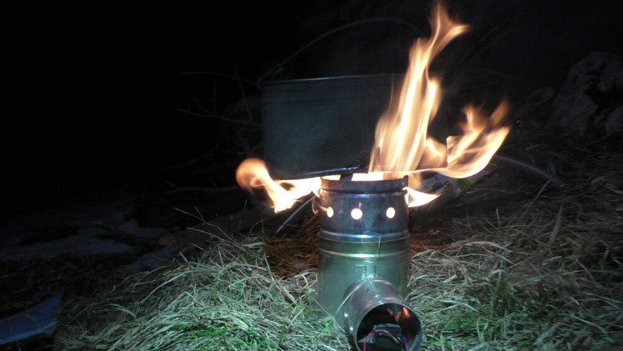 Турбопечка щепочница Век d 160мм