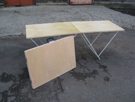 Стол складной Митек 1,8 х 0,6 (6 мм столешница, усиленный)