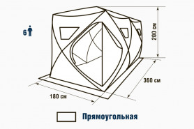 Палатка зимняя Higashi Double Comfort Pro DC (трехслойная)