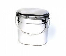 Котелок высокий 6,5 л крышка с ручками Роза Ветров